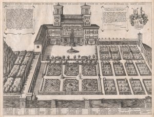 Mirall de la magnificència romana: Palau i Jardins del Monte Pincio, mitjan..., mitjans a finals del segle XVI. finès tekijältä Antonio Tempesta