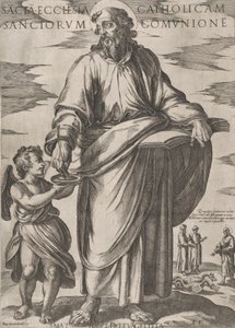 Pyhä Matteus, teoksesta "Kristus, Maria ja apostolit", n. 1590-n. 1610. tekijältä Antonio Tempesta