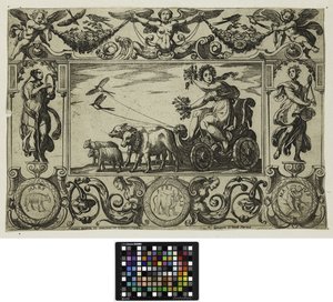 Neljä vuodenaikaa: Kevät, 1592 tekijältä Antonio Tempesta