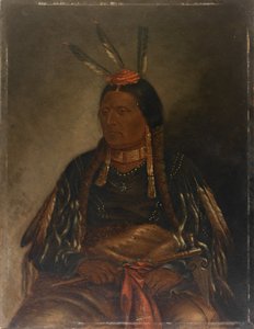 Che-tan-ce-ta Yellow Hawk, ca. 1887. tekijältä Antonio Zeno Shindler