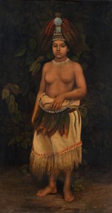 Samoalainen nainen, n. 1885-1899.