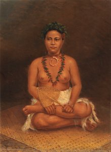 Samoalainen nainen, n. 1890-1899.