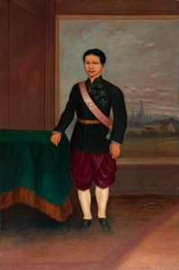Siamilainen mies, n. 1890-1899. tekijältä Antonio Zeno Shindler