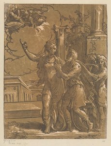 Keisari Augustus ja Tiburtine Sibyl tekijältä Antonio da Trento