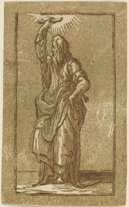Pyhä Simon tekijältä Antonio da Trento after Parmigianino