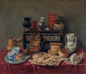 Asetelma eebenpuuella