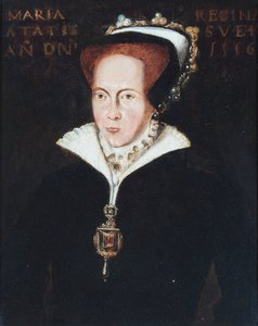 Kuningatar Marian muotokuva (öljy paneelille) tekijältä Antonis (after) Mor