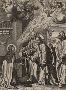 Pyhän Teresan visio, 1570-1604.