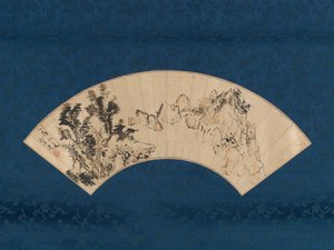 Teetä valmistamassa vuoristorotossa, 1825. tekijältä Aoki Mokubei
