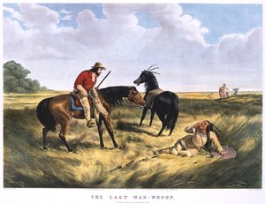 "The Last War-Whoop", 1834-1907 tekijältä Archibald Campbell Tait