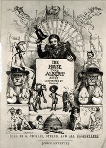 Nimisivu julkaisusta "Talo, jonka Albert rakensi", 1880 (bw kuva tekijältä Archibald S. Henning