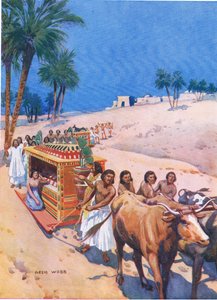 Hautajaiskulkue muinaisessa Egyptissä, 1925
