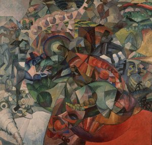 Allegoria isänmaallisen sodan 1812, 1912 tekijältä Aristarkh Vasilievic Lentulov