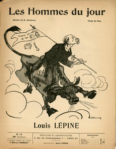 ""The Men of the Day" -kirjan kansi, numero 15 tekijältä Aristide Delannoy