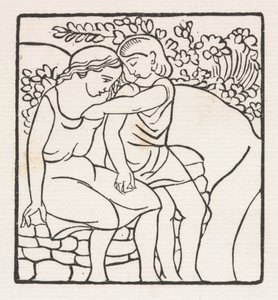 Daphnis ja Chloe: Daphnis and Chloe at Play tekijältä Aristide Maillol