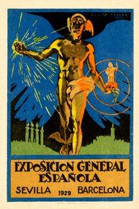 "Exposicion General Espñola" (Espanjalainen yleisnäyttely) tekijältä Aristo Tellez