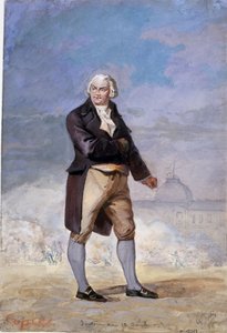 Georges Jacques Dantonin muotokuva 1759-1794, 1879. tekijältä Armand Cyboule