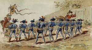 Hansafiferit ja rumpalit, Espanjan Alankomaat, 1500-luku tekijältä Armand Jean Heins