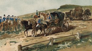 Postilions, vaunu- ja postivaunu, Alankomaat, 1800-luku