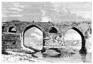 Dezfulin silta, Iran, 1895.