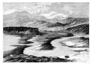 Duin laakso, Sahalin, Venäjä, 1895. tekijältä Armand Kohl