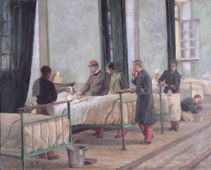 Vierailu Philippevillen sairaalassa vuonna 1880