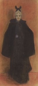 Elegantti seisoo, 1893 tekijältä Armand Rassenfosse