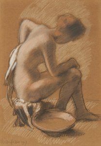 Nainen wc:ssä Nainen wc:ssä, 1917. tekijältä Armand Rassenfosse