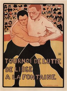 Painiturnaus, Liège, 1899 tekijältä Armand Rassenfosse