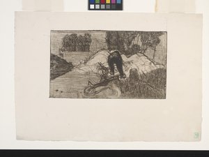 Le Debardeur (The Stevedore) (etsaus) tekijältä Armand Séguin
