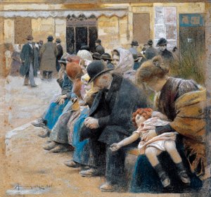 Emigrants, Arnaldo Ferraguti (1862-1925)