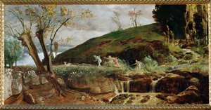 Dianan metsästys (maalaus kankaalle) tekijältä Arnold Bocklin