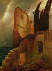 Raunio meren rannalla tekijältä Arnold Böcklin