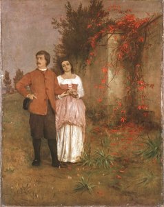 Arnold Böcklin vaimonsa kanssa tekijältä Arnold Böcklin