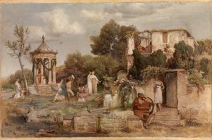 Roomalainen viinibaari tekijältä Arnold Böcklin