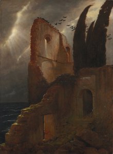 Raunio meren rannalla tekijältä Arnold Böcklin