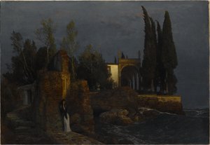 Villa meren rannalla tekijältä Arnold Böcklin