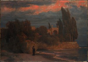 Huvila meren rannalla tekijältä Arnold Böcklin