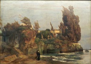 Villa by the Sea, versio II tekijältä Arnold Böcklin
