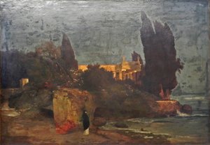 Villa by the Sea, versio I tekijältä Arnold Böcklin