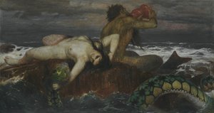 Saksa: Triton und Nereïde Triton ja Nereid Triton and Nereid tekijältä Arnold Böcklin