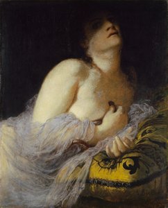 Kleopatran kuolema (ensimmäinen versio), 1872 tekijältä Arnold Böcklin