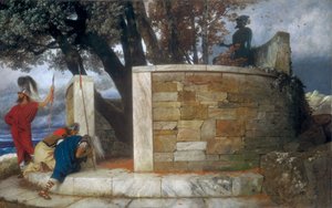Herkuleksen pyhäkkö tekijältä Arnold Böcklin