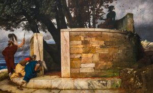 Herkuleksen pyhäkkö tekijältä Arnold Böcklin