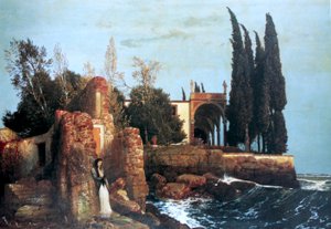 Villa meren rannalla tekijältä Arnold Böcklin
