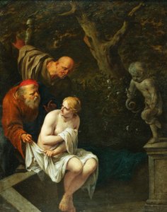 Susanna ja vanhimmat (öljy kuparille)