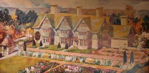 "House at Troon, Ayrshire", vuodelta 1910 tekijältä Arnold Mitchell
