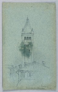 Campanile of St. Barnabas, Venetsia tekijältä Arnold William Brunner