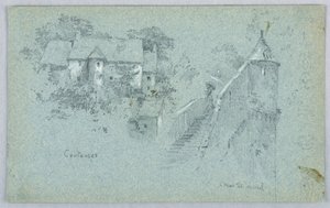 Coutance ja Mont St. Michel tekijältä Arnold William Brunner
