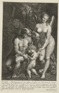 Merkurius ja Venus opettavat Amorille tekijältä Arnold de Jode